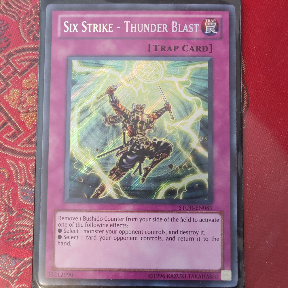 Yu Gi Oh Six Strike Samurai Blast